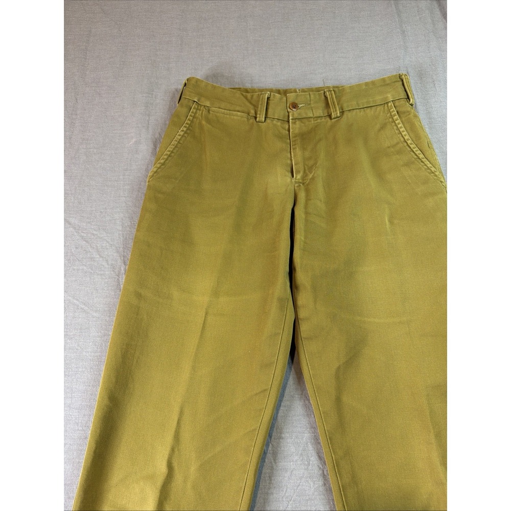 Bills Khakis Chino Pant Beige Style 6998 M3 Straight Leg Thick Cotton Mens 30x32 - Picture 3 of 11